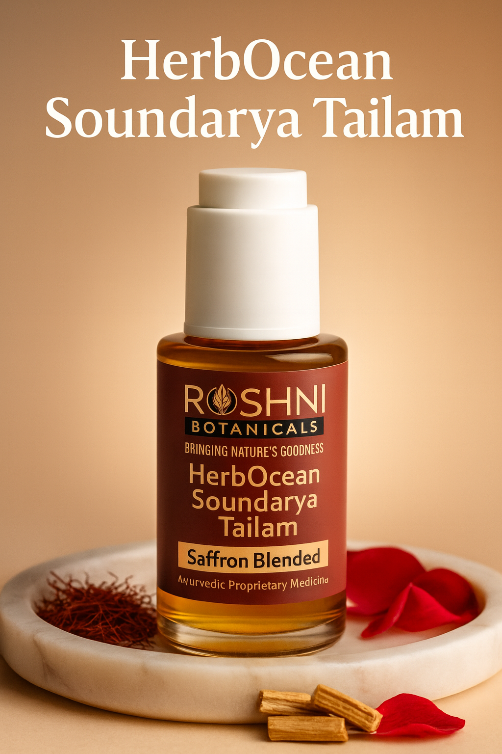 Night Skincare Routine for Anti-Aging with HerbOcean Soundarya Tailam